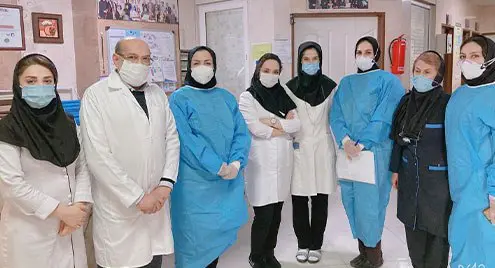 بازدید از بیمارستان مریم