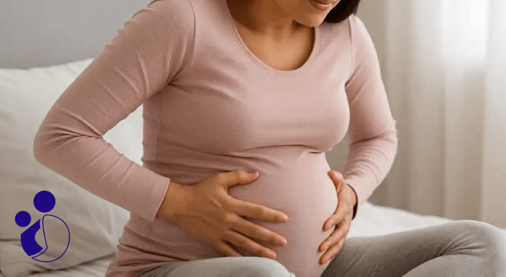 داخل رفتتن ناف در بارداری