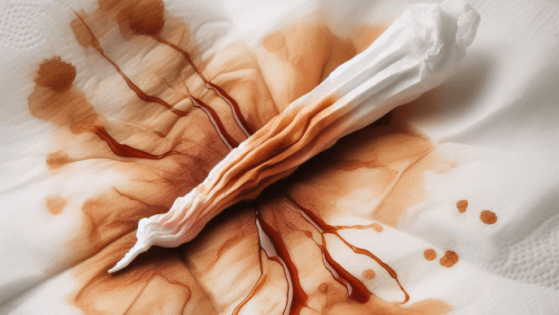 ترشحات قهوه ای