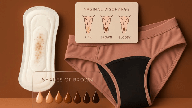 ترشحات قهوه ای قبل از پریود طبیعی است؟