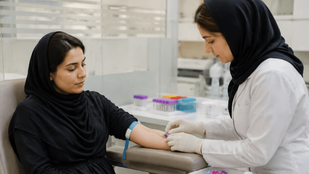 آزمایش های ذخیره تخمدان در مراحل ذخیره تخمک