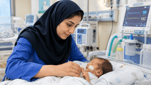 مراقبت از نوزاد نارس 34 و 35 هفته در بخش NICU