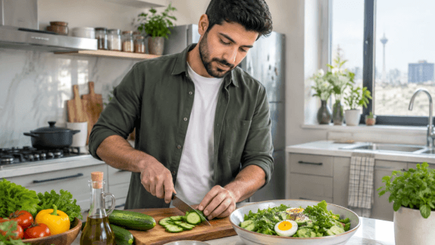 راهکارهای تغذیه خانگی و آمادهسازی غذاهای سالم